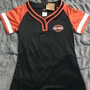 Harley Davidson two button top